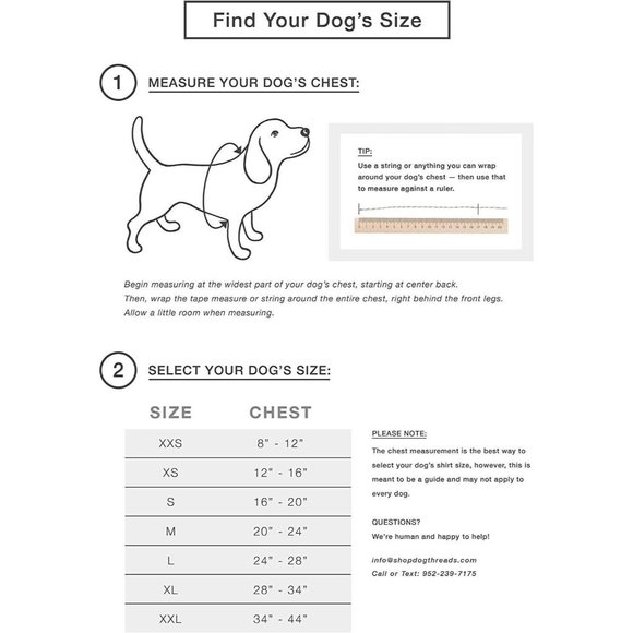 Dog Threads Shirt Sz Large (24-28" Chest) Black/White Gingham New - Picture 4 of 4